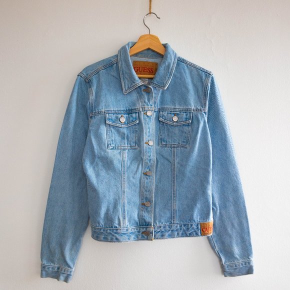 Guess Kid's Blue Jeans Jacket - Picture 1 of 5